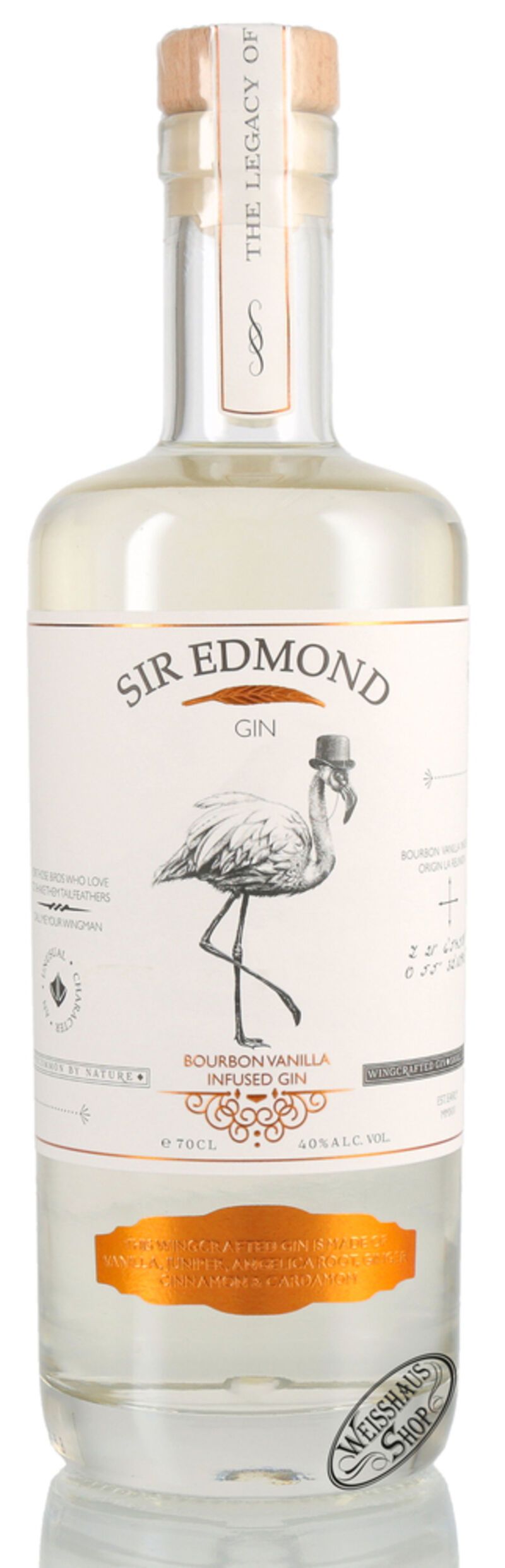 Sir Edmond Vanilla Spiced Gin 40% vol. 0,70l