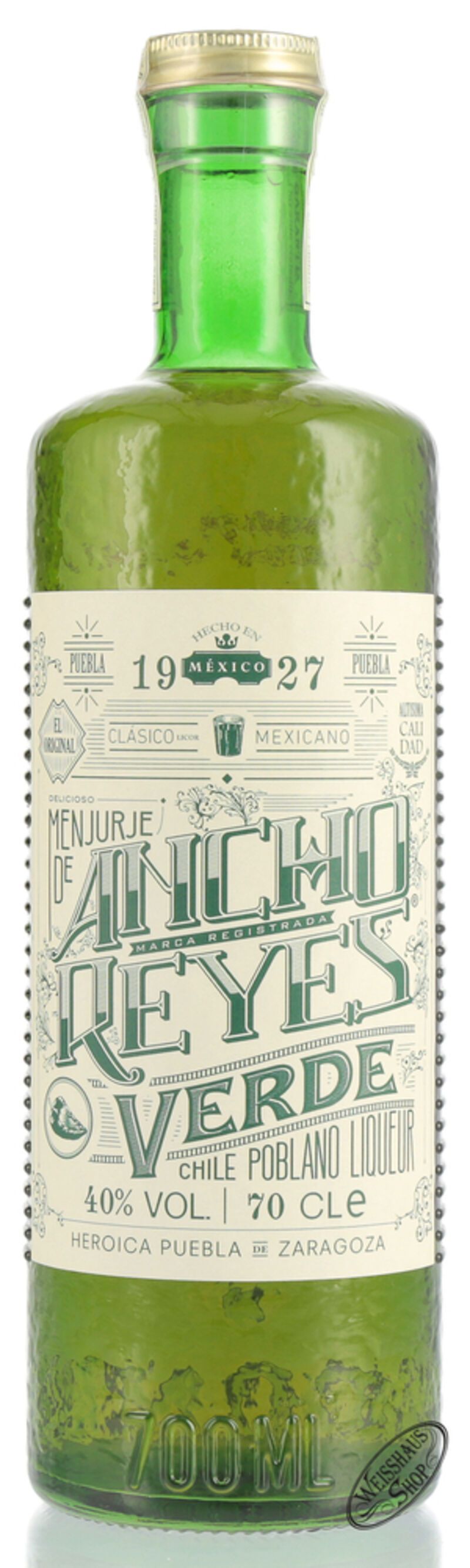 Ancho Reyes Verde Chile Poblano Likör 40% vol. 0,70l