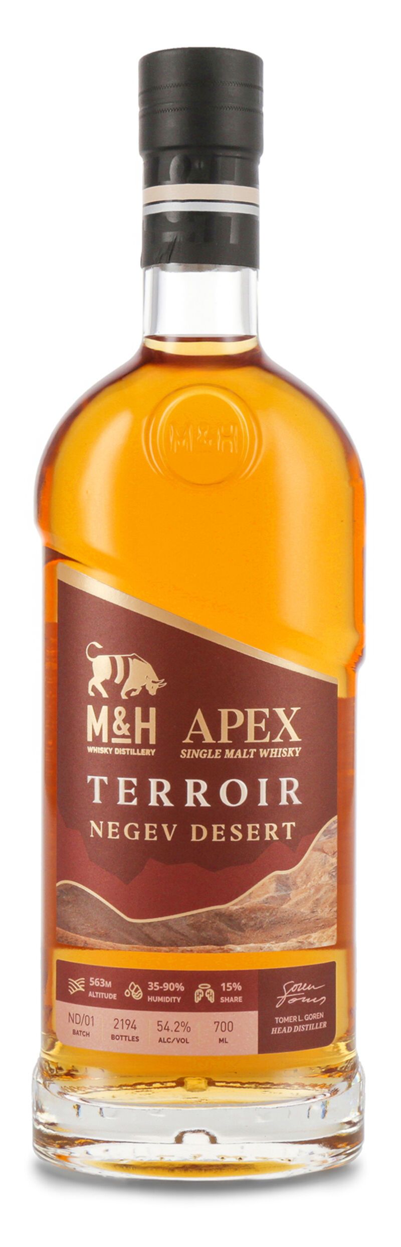M&H APEX Negev Desert Edition Whisky 54,2% vol. 0,70l