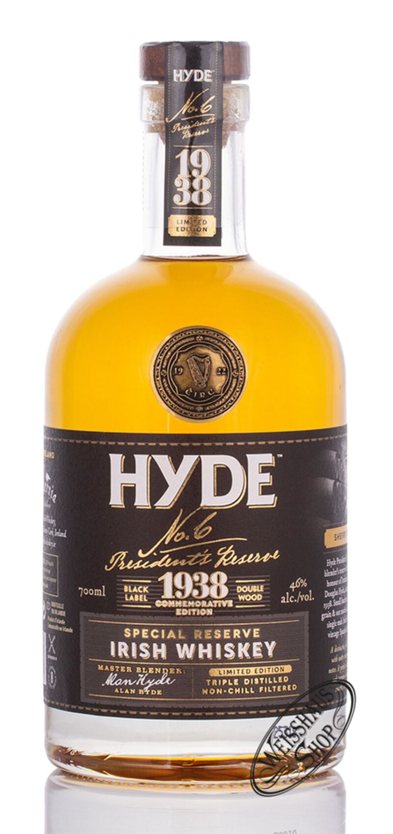 Hyde No. 6 Special Reserve Irish Whiskey 46% vol. 0,70l