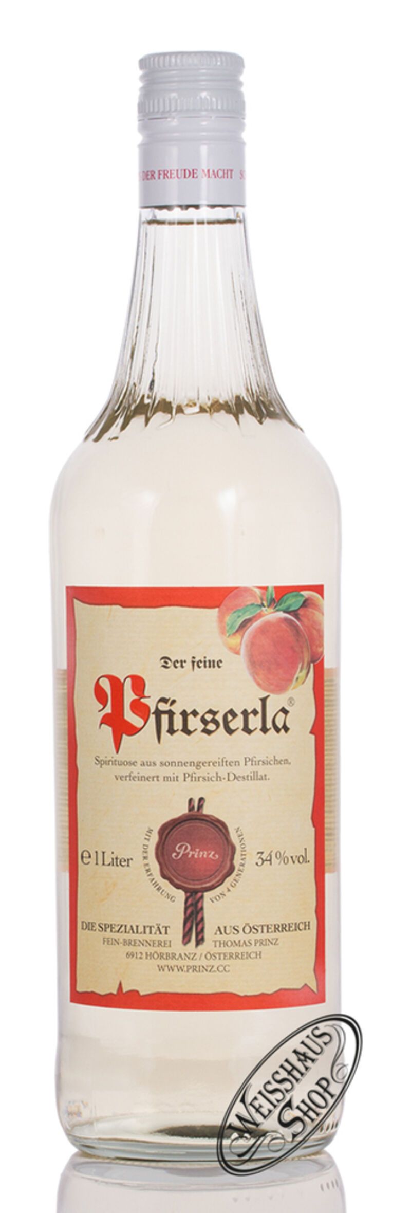 Prinz Pfirserla 34% vol. 1,0l