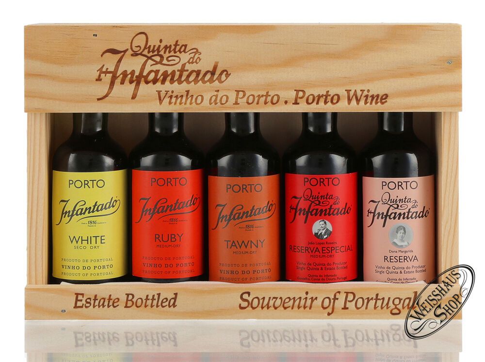 Quinta do Infantado Miniatur Geschenk-Set 19,5% vol. 5 x 0,05l