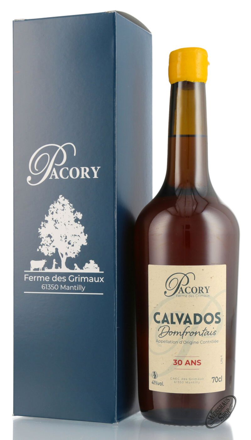 Pacory Domfrontais Calvados 30 ans 41% vol. 0,70l