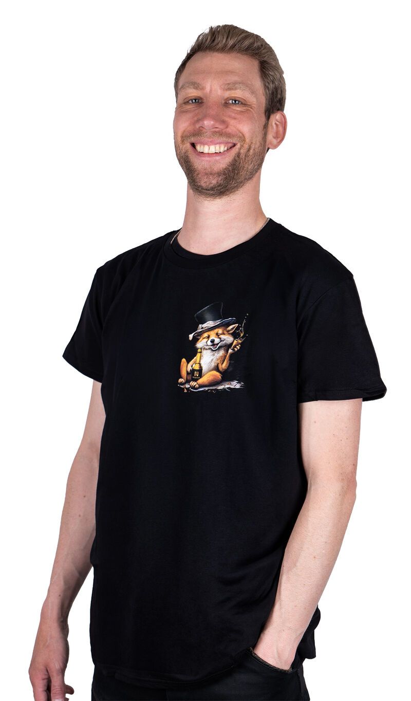 Weisshaus Sip Happens T-Shirt Black L