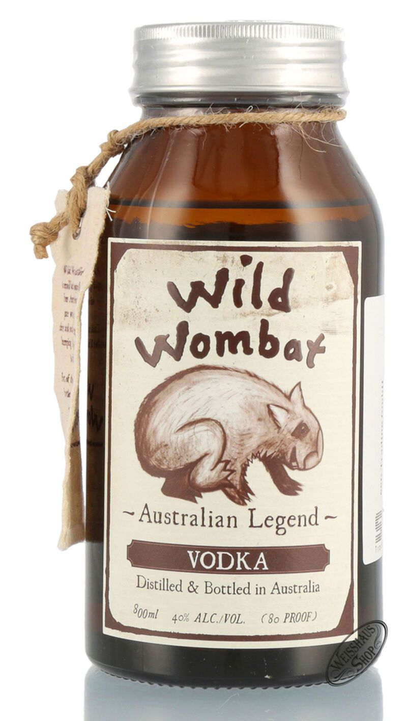 Wild Wombat Australian Legend Vodka 40% vol. 0,80l