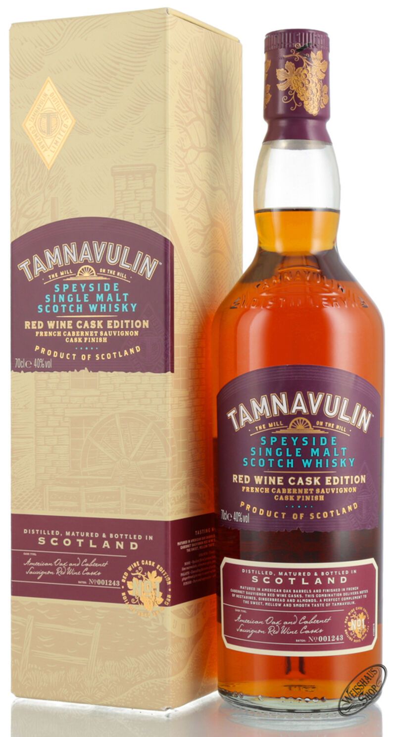 Tamnavulin French Cabernet Sauvignon Finish Whisky 40% vol. 0,70l
