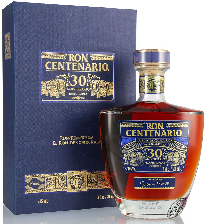 Ron Centenario Edición Limitada 30 Jahre 40% vol. 0,70l Ron Centenario Edición Limitada 30 Jahre 40% vol. 0,70l