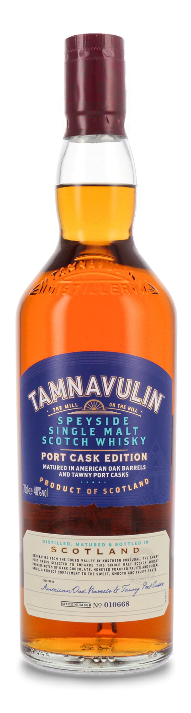 Tamnavulin Port Cask Edition Whisky 40% vol. 0,70l