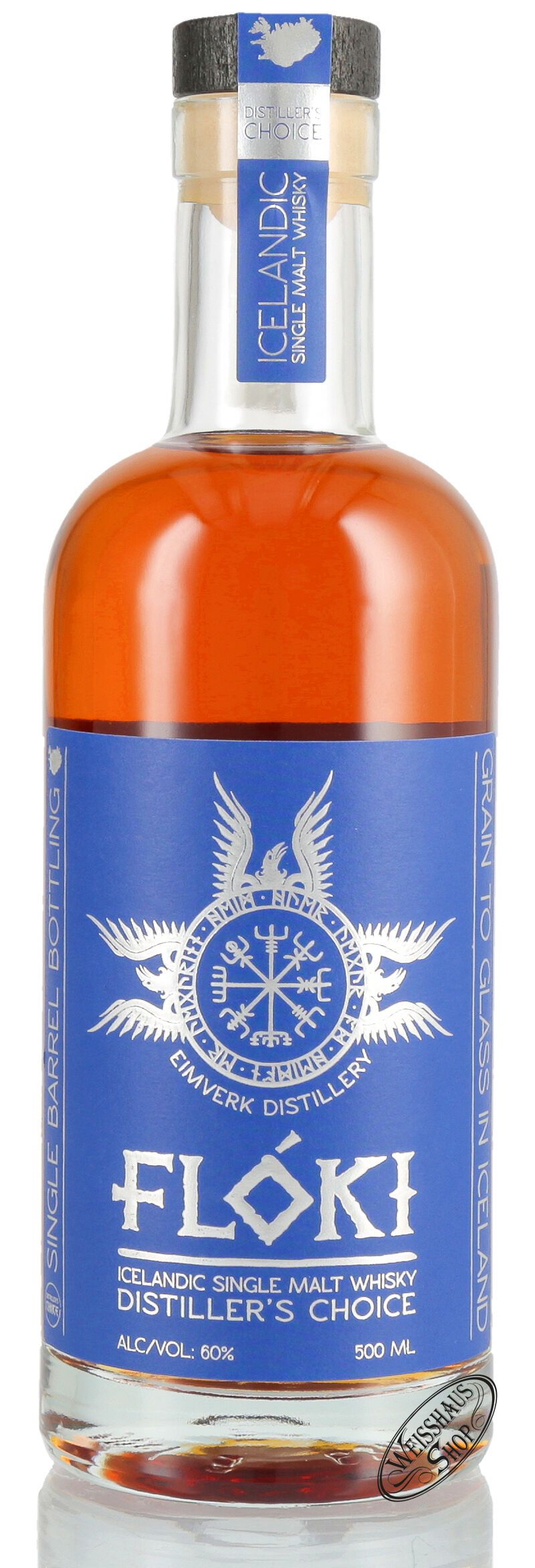 Floki Icelandic Distillers Choice Whisky 60% vol. 0,50l