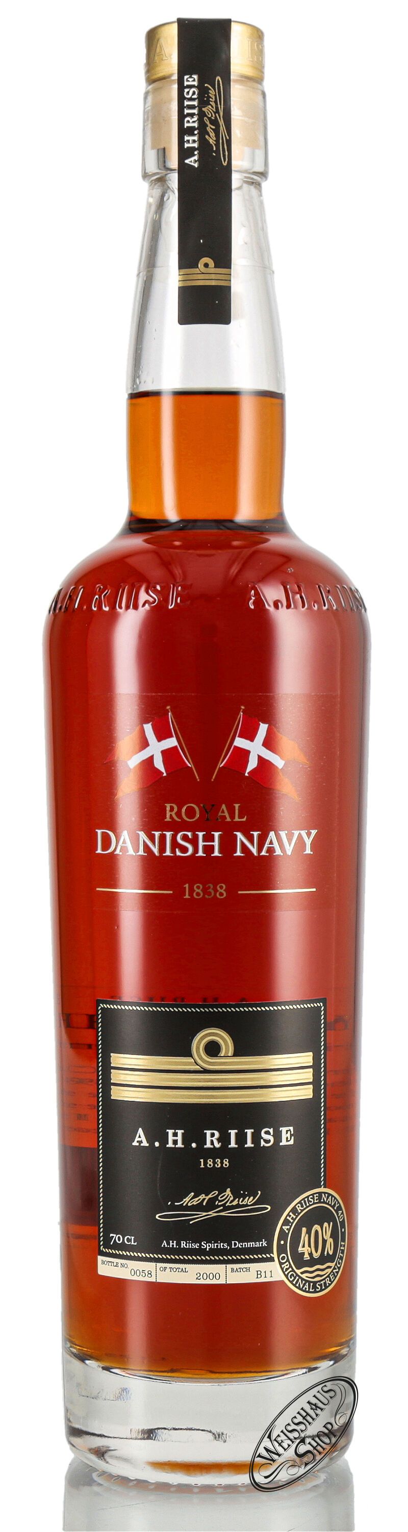 A.H. Riise Danish Navy 40% vol. 0,70l