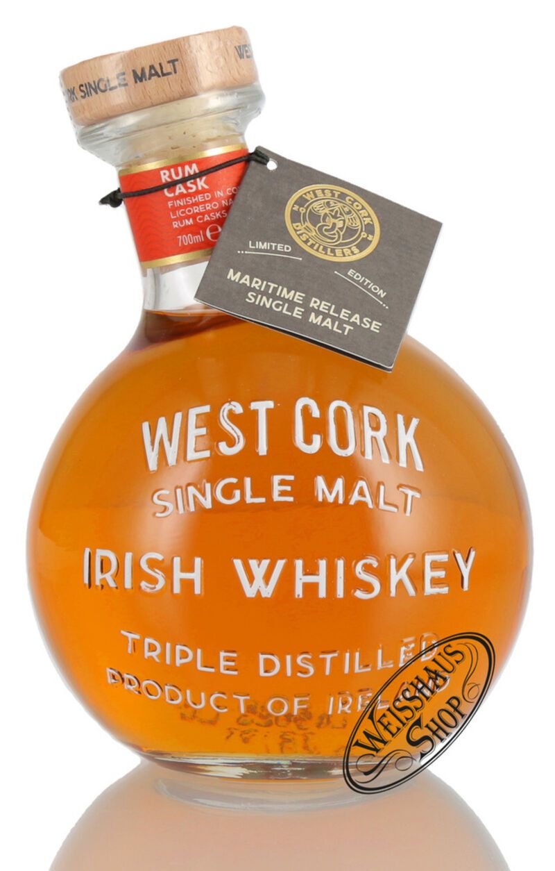West Cork Maritime Rum Cask Finished Whiskey 46% vol. 0,70l