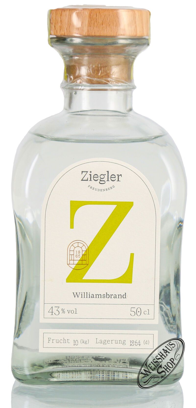 Ziegler Williamsbirnenbrand 43% vol. 0,50l Ziegler Williamsbirnenbrand 43% vol. 0,50l