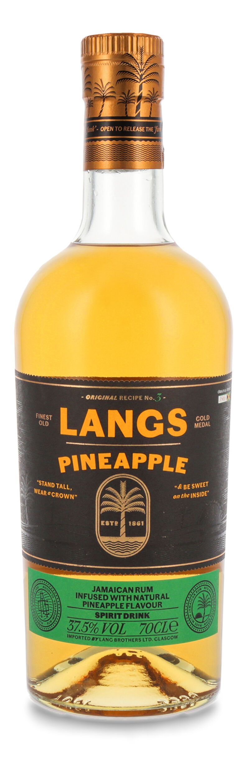 Langs Pineapple Infused Jamaican Rum 37,5% vol. 0,70l