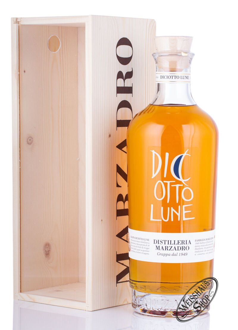 Marzadro Grappa Le Dic'otto Lune 41% vol. 1,50l Magnum
