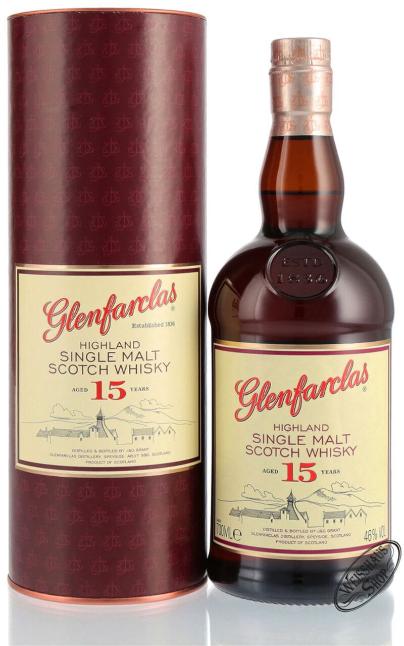 Glenfarclas 15 YO Whisky 46% vol. 0,70l