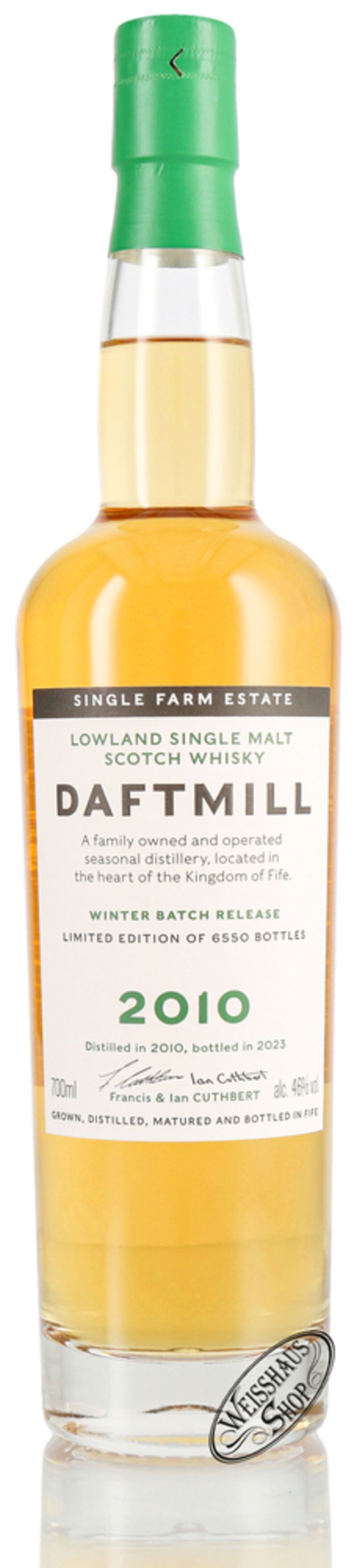 Daftmill Vintage 2010 Single Cask Whisky 46% vol. 0,70l