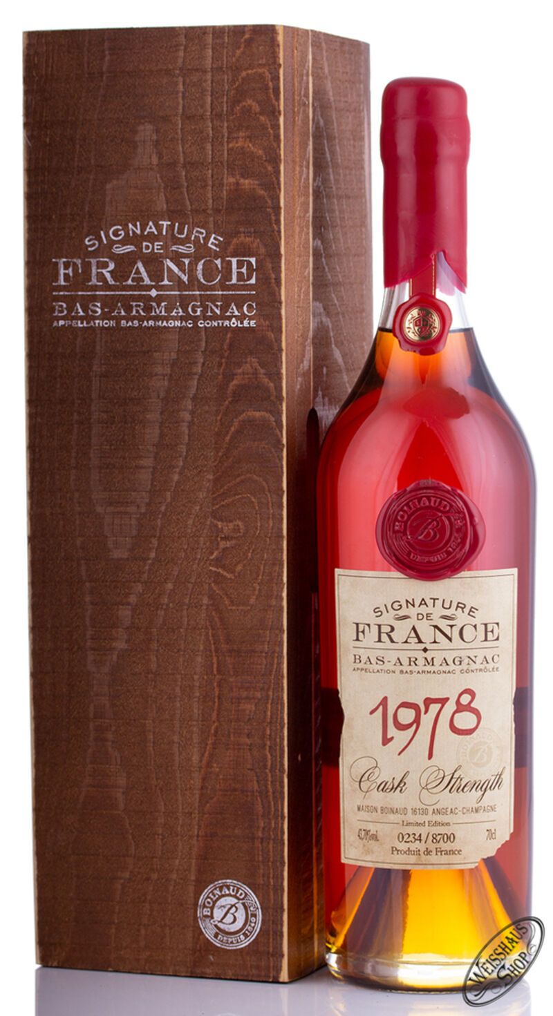 Signature de France Vintage 1978 Armagnac 43,7% vol. 0,70l