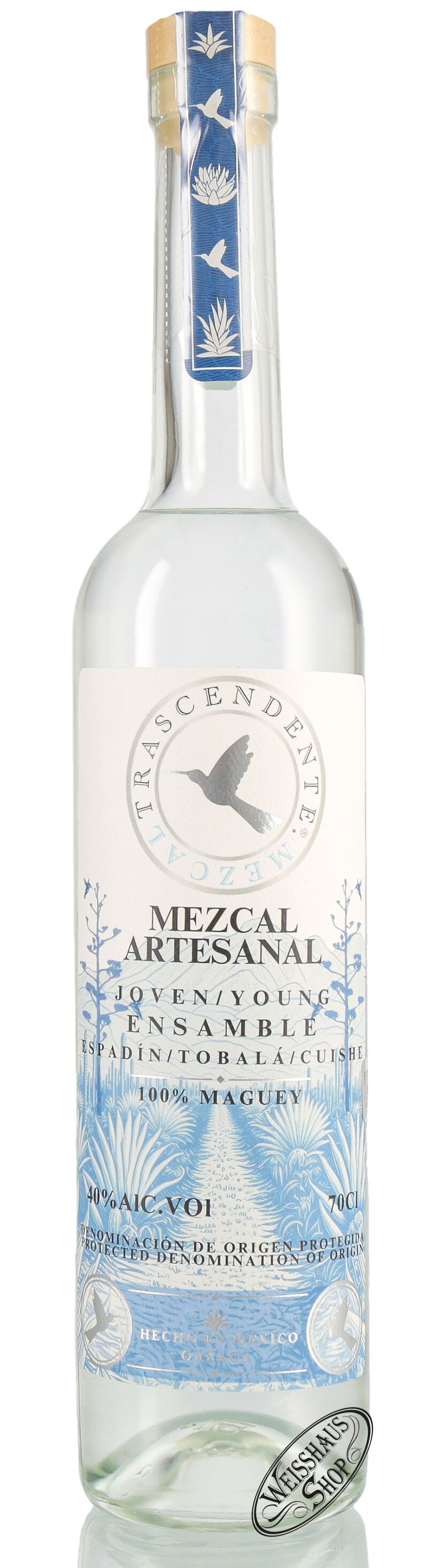 Trascendente Ensamble Mezcal 40% vol. 0,70l Trascendente Ensamble Mezcal 40% vol. 0,70l