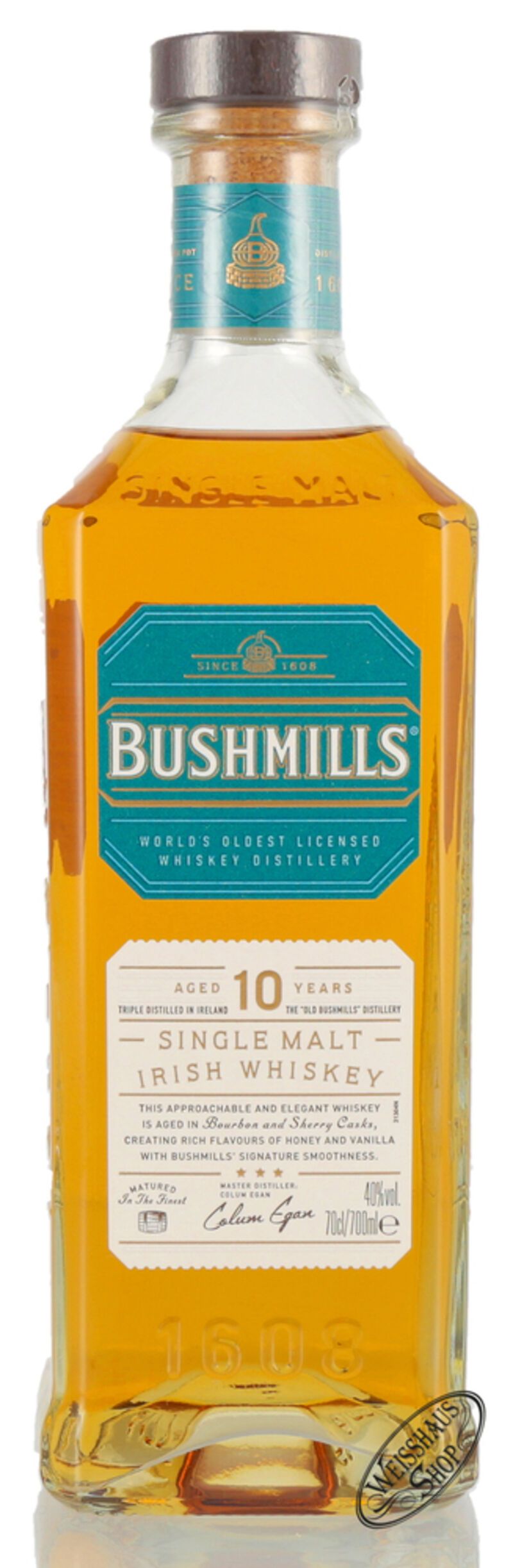 Bushmills 10 YO Irish Whiskey 40% vol. 0,70l