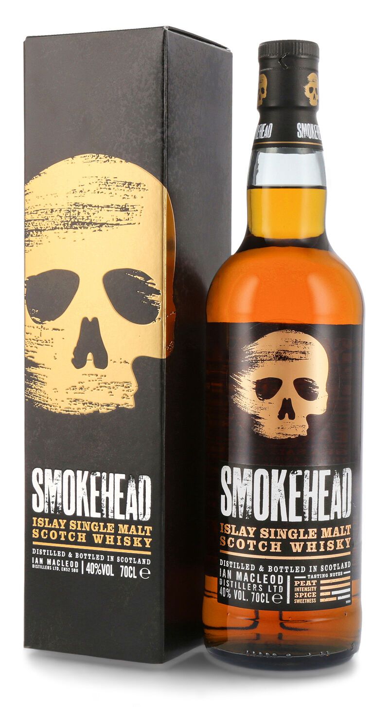 Smokehead Peated Islay Single Malt Whisky 40% vol. 0,70l Smokehead Peated Islay Single Malt Whisky 40% vol. 0,70l
