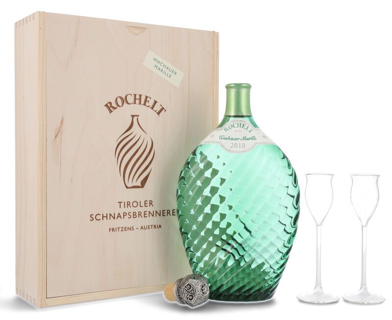 Rochelt Wachauer Marille Geschenk-Set 50% vol. 0,70l