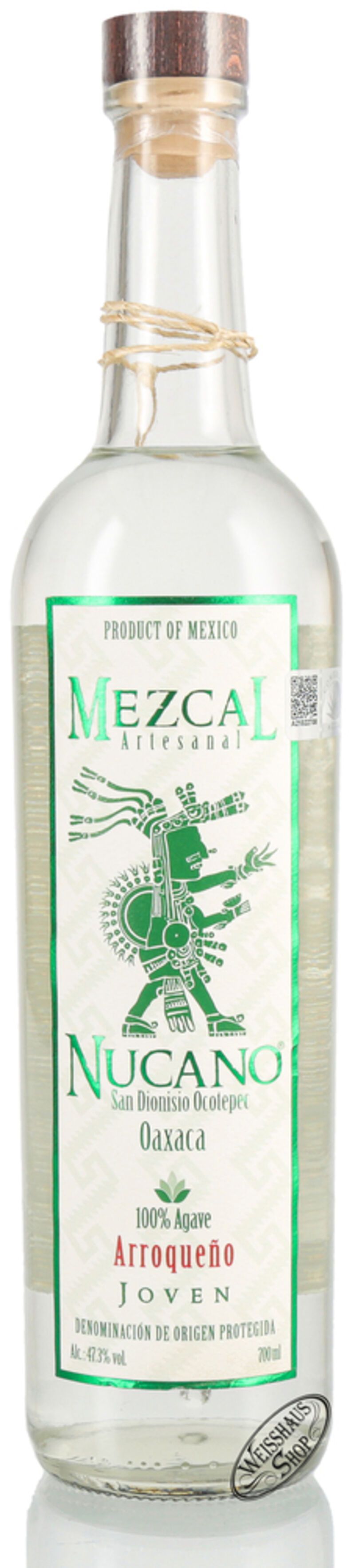 Nucano Mezcal Arroqueno Joven 47,3% vol. 0,70l Nucano Mezcal Arroqueno Joven 47,3% vol. 0,70l