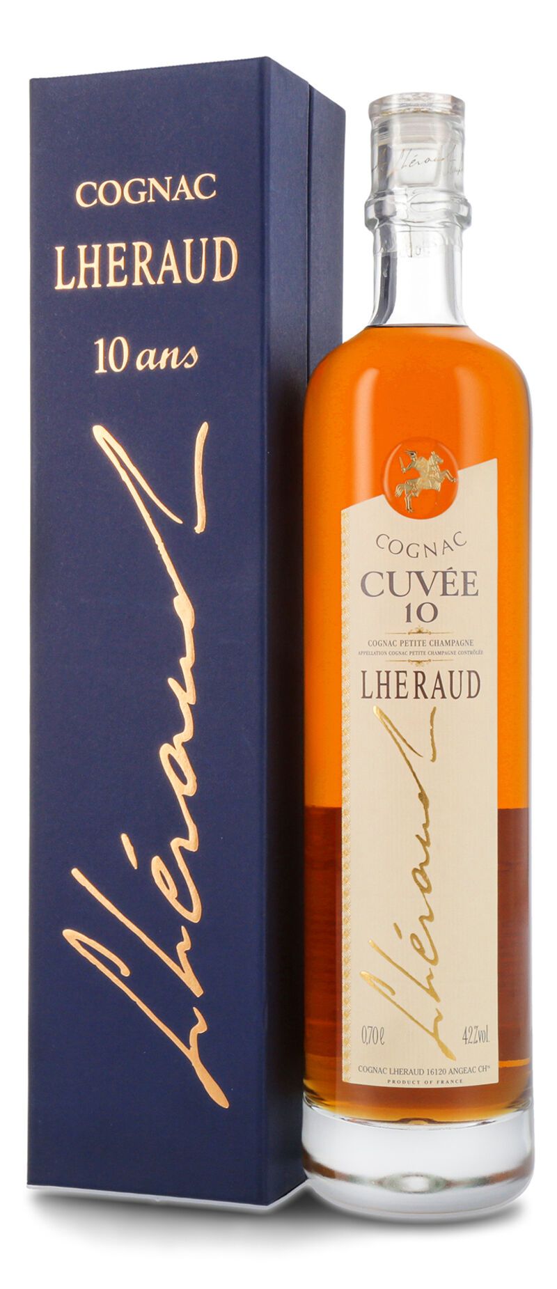 Lhéraud Cuvée 10 ans Renaissance Cognac 42% vol. 0,70l