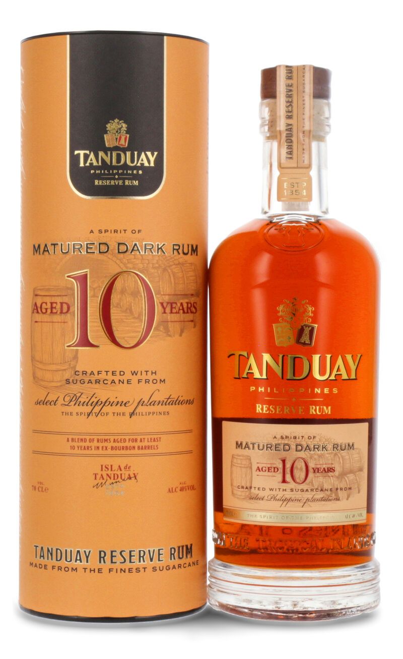Tanduay 10 YO Reserve Rum 40% vol. 0,70l Tanduay 10 YO Reserve Rum 40% vol. 0,70l