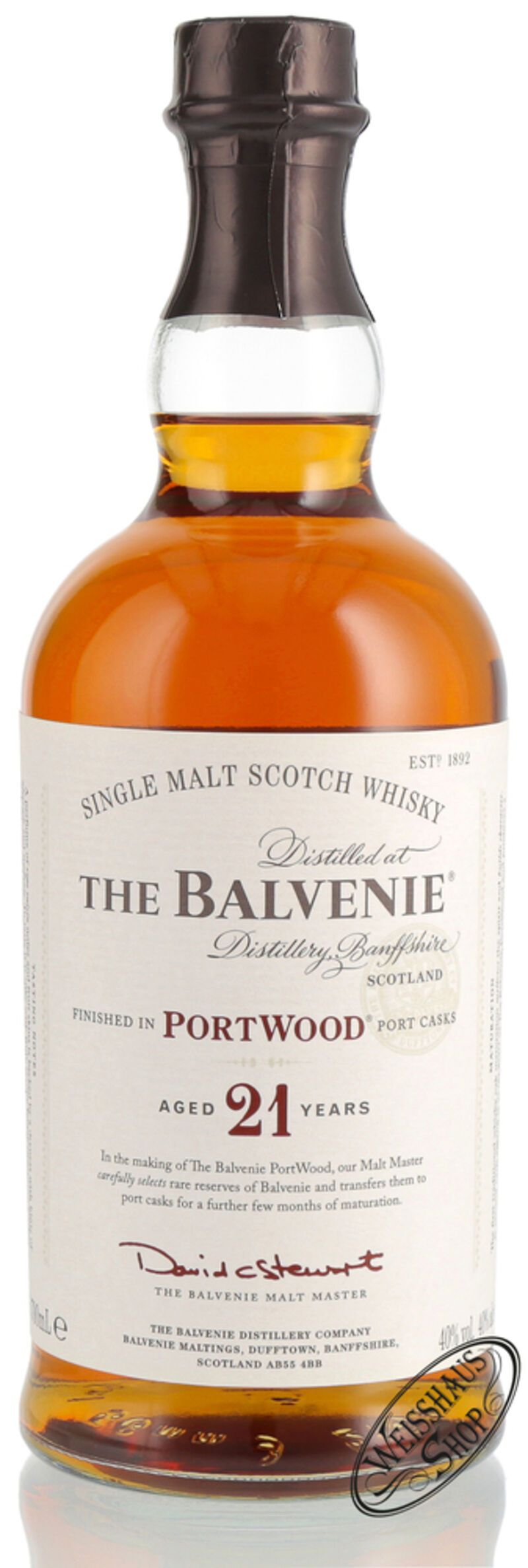 ウイスキー THE BALVENIE PORTWOOD 21 YEARS The Balvenie 21 YO Port Wood Whisky 40% vol. 0,70l