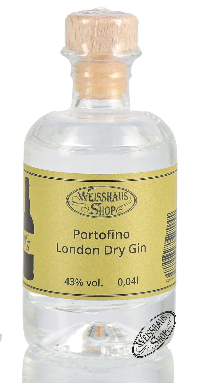 Portofino London Dry Gin 43% vol. 0,04l Weisshaus Sample