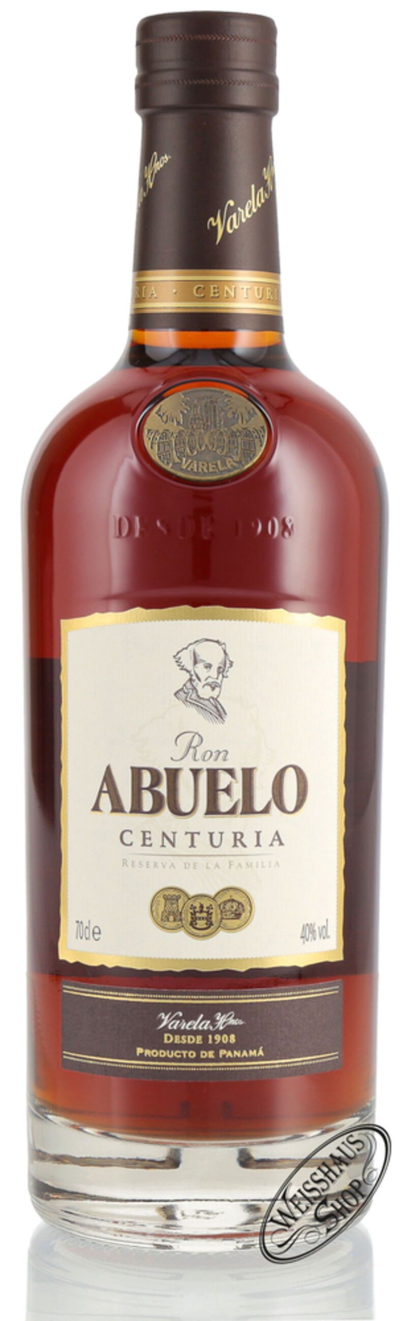 Ron Abuelo Centuria 30 Anos Rum 40% vol. 0,70l | Weisshaus Shop