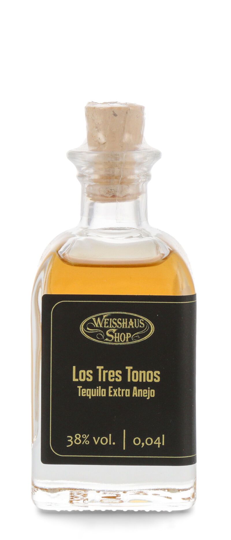 Los Tres Tonos Tequila Extra Anejo 38% vol. 0,04l Weisshaus Sample