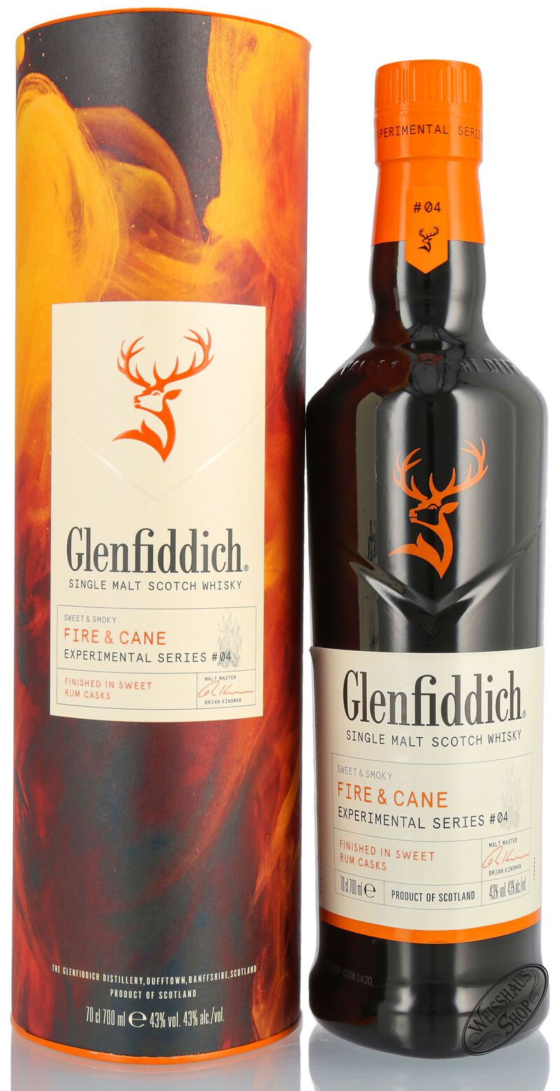 Glenfiddich Fire & Cane Experimental Series Whisky 43% vol. 0,70l