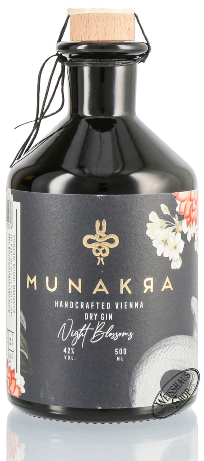 Munakra Handcrafted Night Blossoms Dry Gin 42% vol. 0,50l