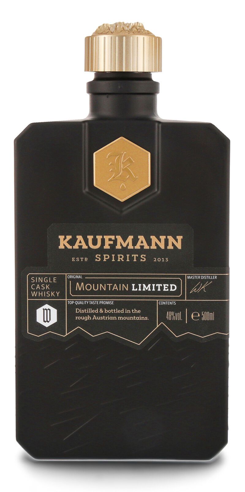 Kaufmann Spirits Mountain Limited Whisky 48% vol. 0,50l