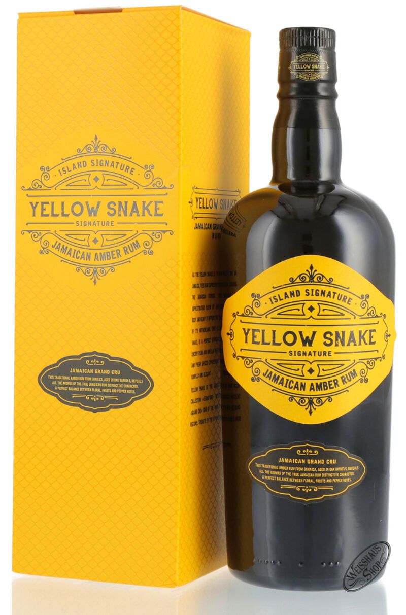 Yellow Snake Island Signature Jamaican Rum 40% vol. 0,70l