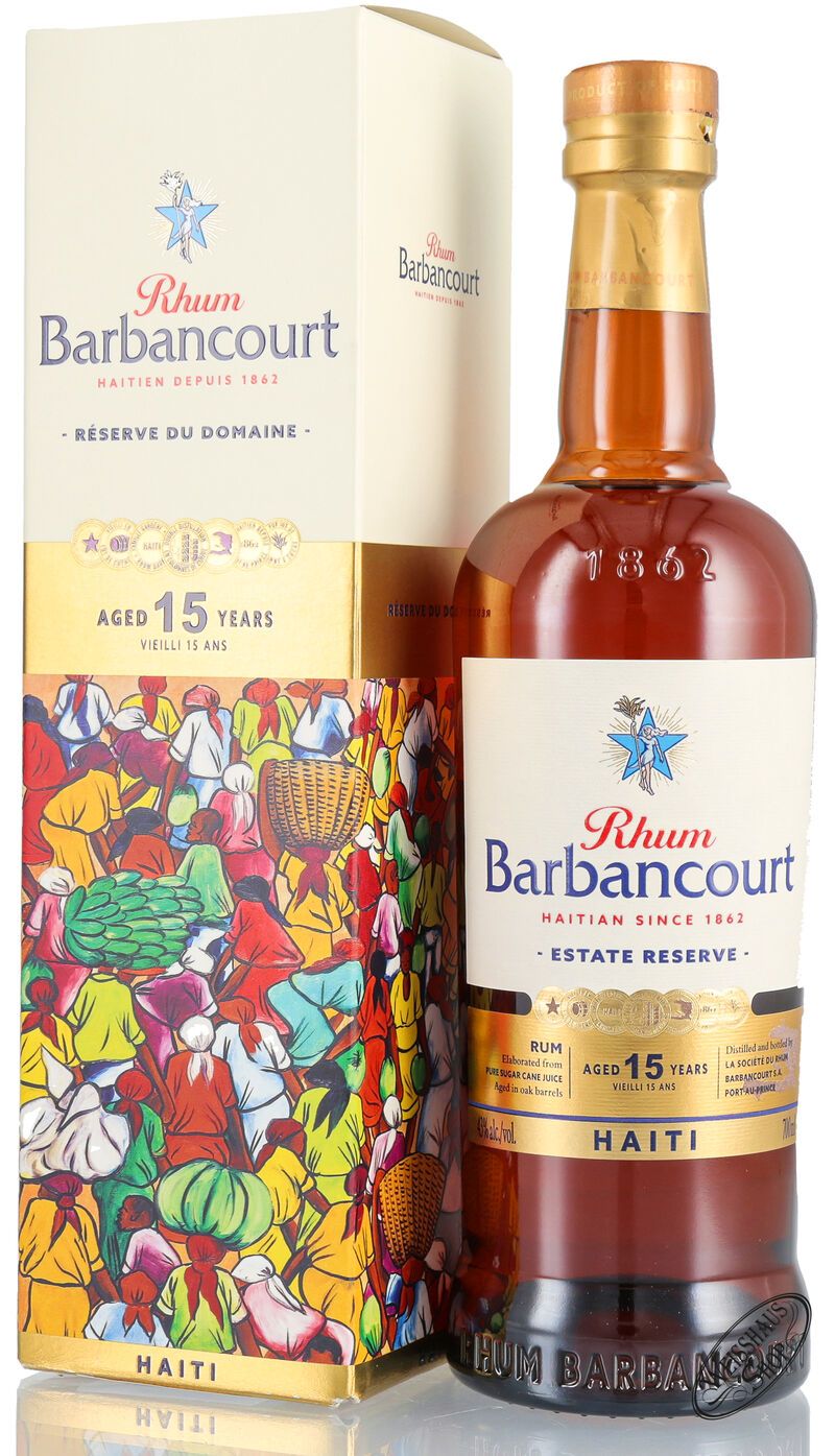 Barbancourt Estate 15 YO Réserve Rhum 43% vol. 0,70l