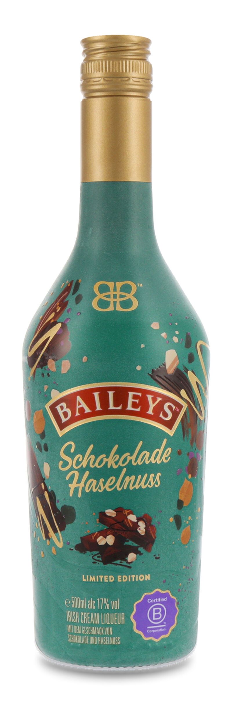Baileys Schokolade Haselnuss Creme Likör 17% vol. 0,50l Baileys Schokolade Haselnuss Creme Likör 17% vol. 0,50l