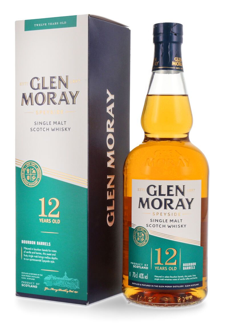 Glen Moray 12 YO Whisky 40% vol. 0,70l