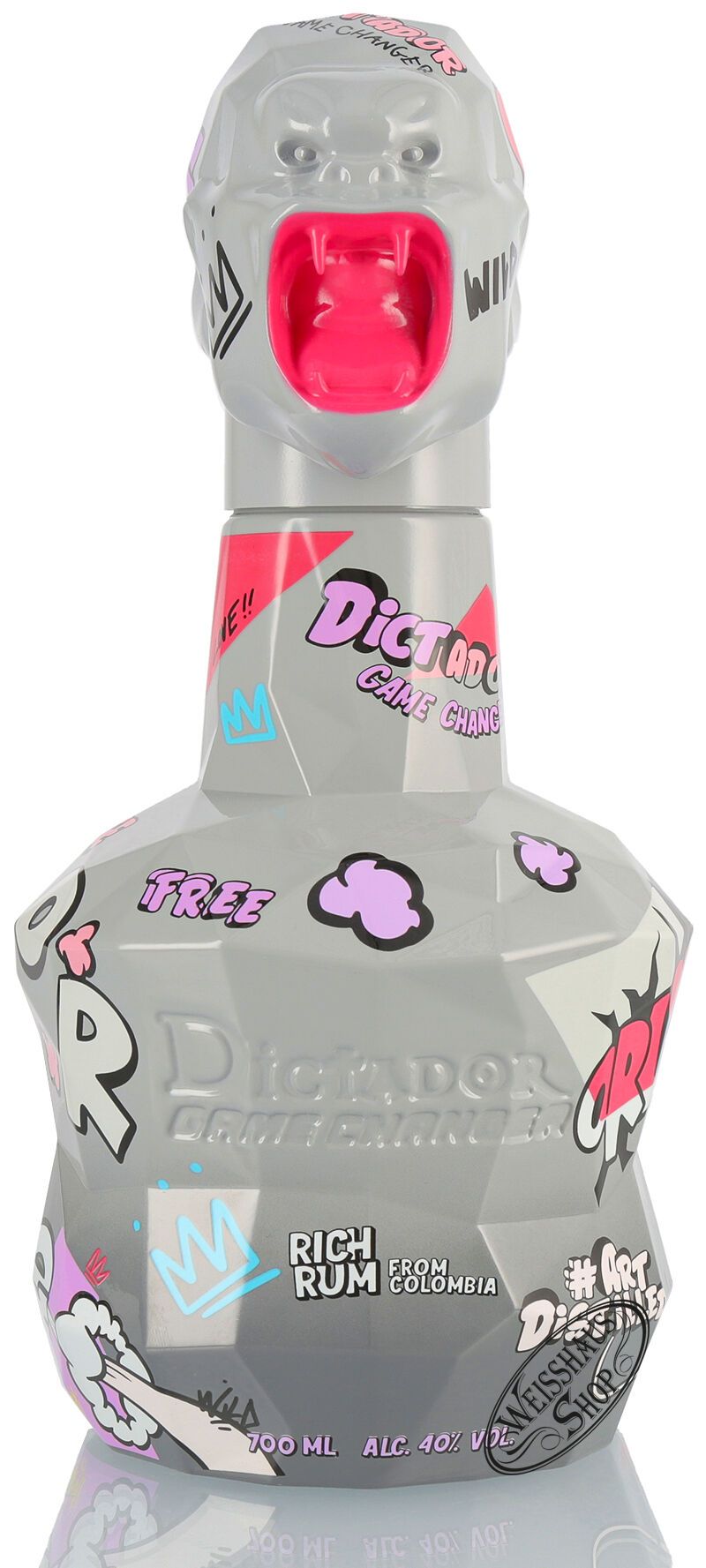 Dictador Game Changer Grey & Pink Rum 40% vol. 0,70l