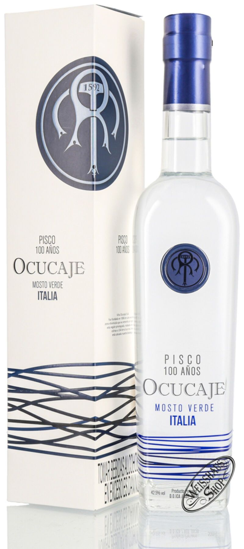 Ocucaje Pisco Mosto Verde Italia 42,5% vol. 0,50l
