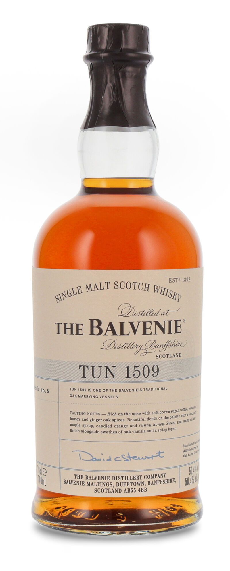 The Balvenie Tun 1509 Batch No. 6 Whisky 50,4% vol. 0,70l