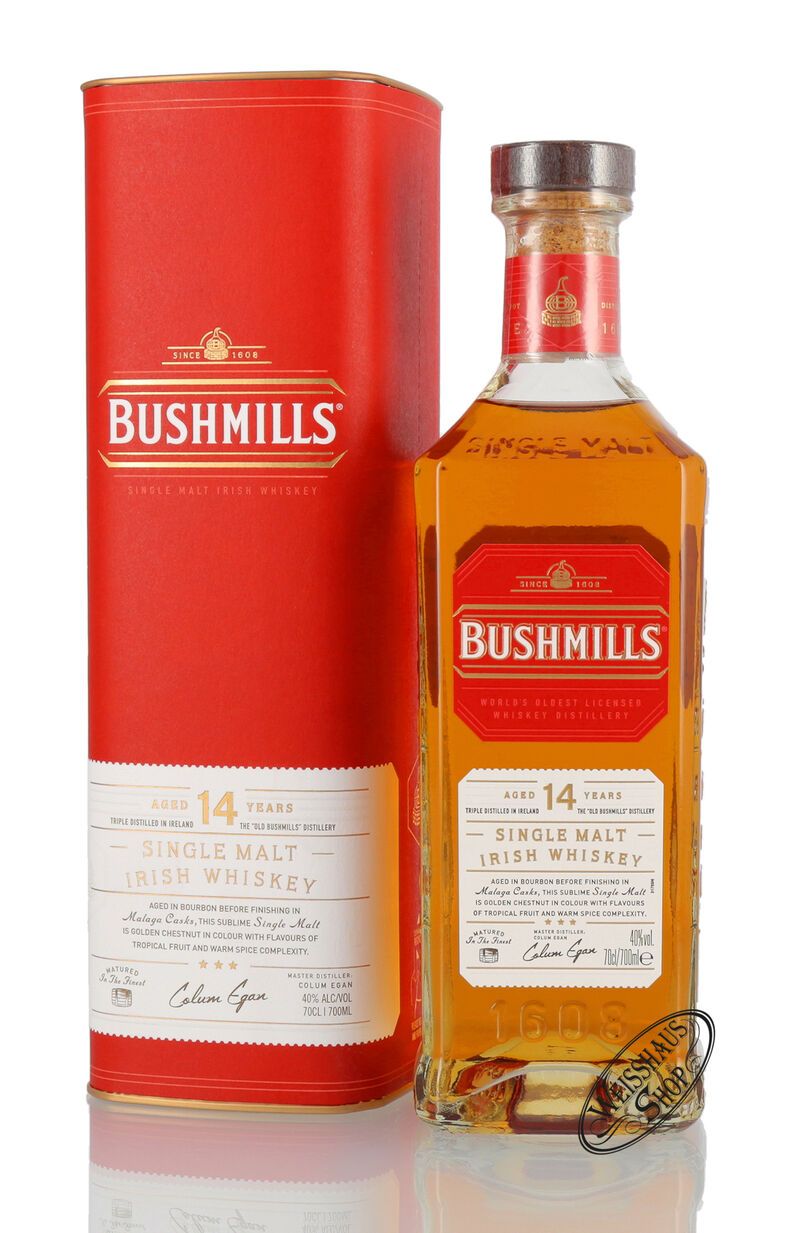 Bushmills 14 YO Irish Whiskey 40% vol. 0,70l