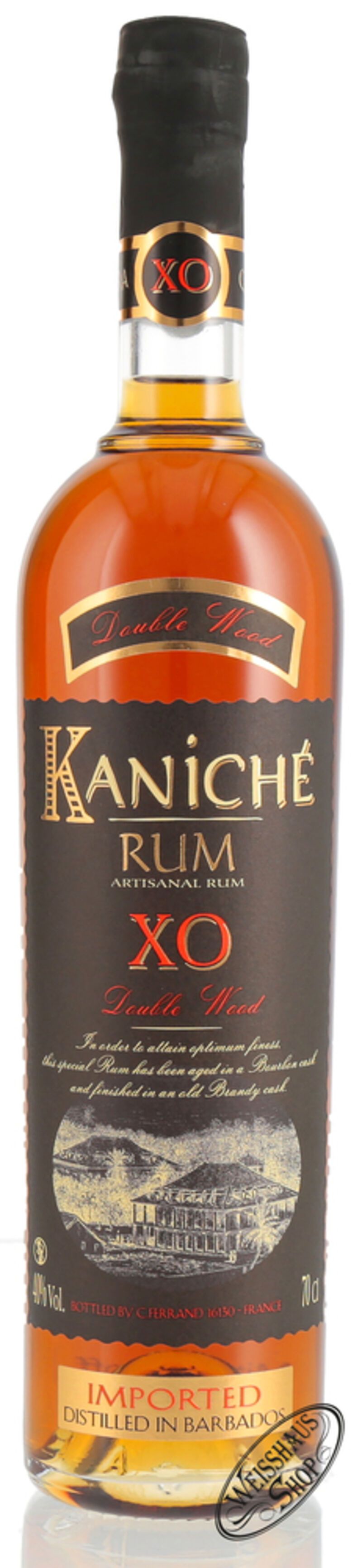 Kaniché XO Double Wood Rum 40% vol. 0,70l