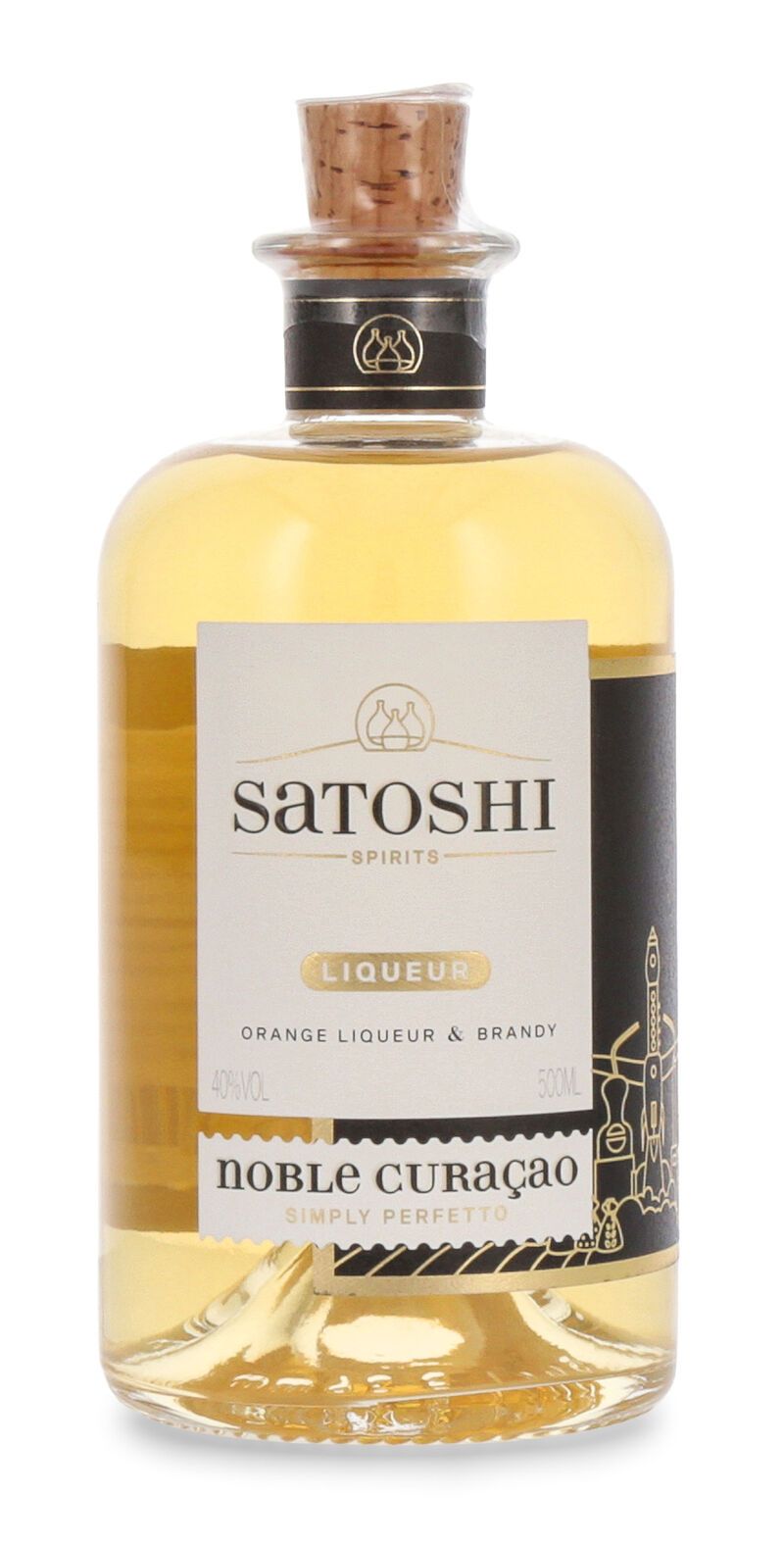 Satoshi Noble Curacao Likör 40% vol. 0,50l