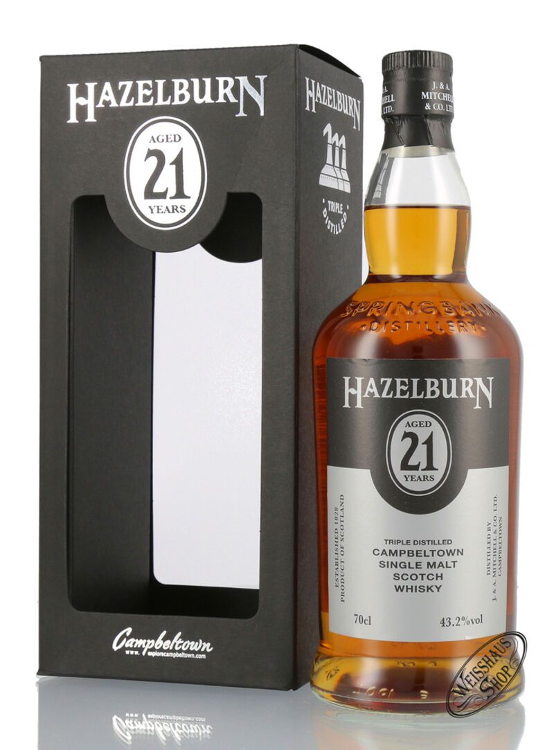 Hazelburn 21 YO Single Malt Whisky 43,2% vol. 0,70l Hazelburn 21 YO Single Malt Whisky 43,2% vol. 0,70l