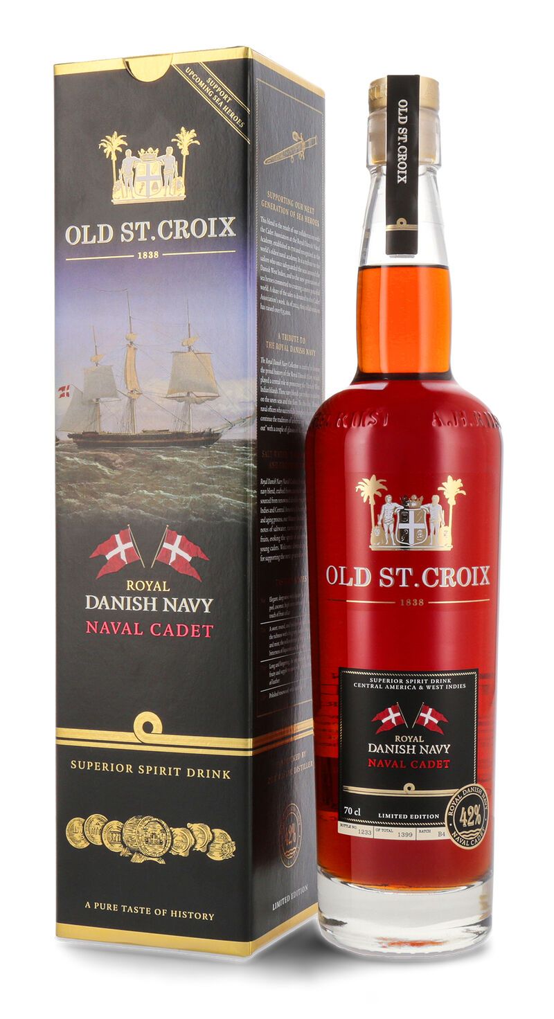 Old St. Croix Royal Danish Navy Naval Cadet 42% vol. 0,70l