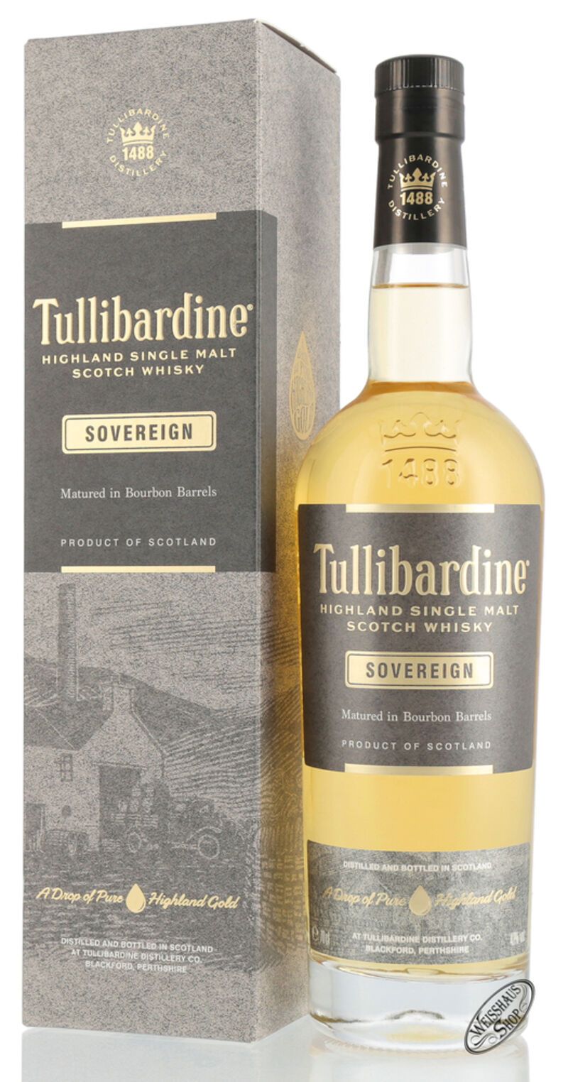 Tullibardine Sovereign Whisky 43% vol. 0,70l