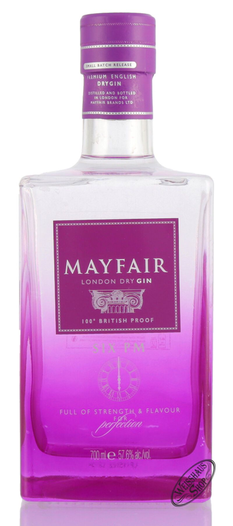 Mayfair 6PM Edition London Dry Gin 57,6% vol. 0,70l Mayfair 6PM Edition London Dry Gin 57,6% vol. 0,70l