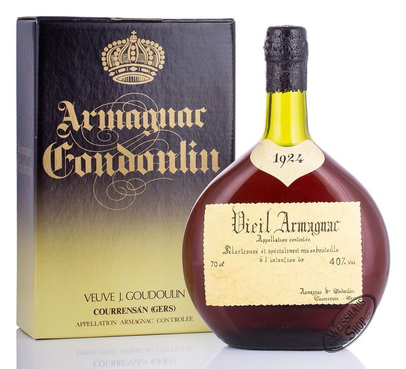 Goudoulin Vieil Vintage 1924 Armagnac 40% vol. 0,70l